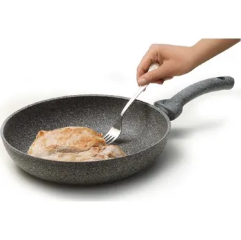 Pánev Granit diamantová pánev 28 cm indukce s poklicí