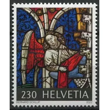 Poštovní známka (2022) MiNr. 2836 ** - Švýcarsko - Vánoce, anděl