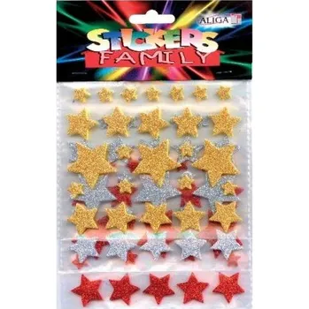 samolepka Pěnové Samolepky Aliga 78 ks