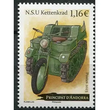 Poštovní známka (2023) MiNr. 906 ** - Andora (Fr.) - Kettenkrad