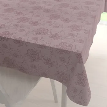 ubrus Teflonový obdélníkový ubrus TF-077 Květované ornamenty na starorůžovém 50x100 cm