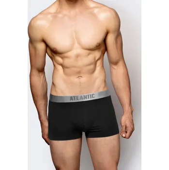 Boxerky Černé pánské boxerky z Pima bavlny Atlantic, XXL i646_1792198