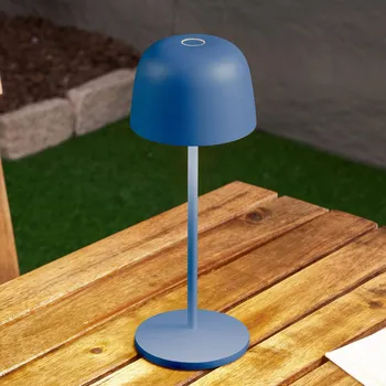 Venkovní osvětlení Lindby LED stolní lampa Arietty, modrá, stmívatelná, IP65 - Délka kabelu 100 cm modrý 1 x 2,2 W LED - Doprava zdarma