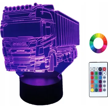 Lampička Plexido vícebarevná Noční lampa