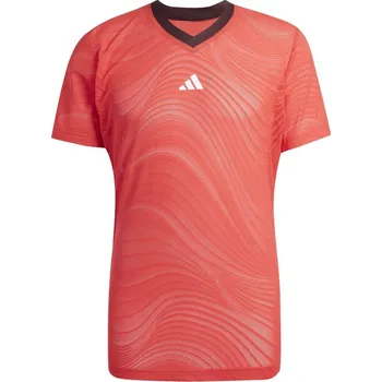 Pánské tričko adidas Tennis Pro Climacool+ Mesh FreeLift T-Shirt Red M