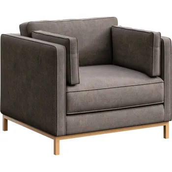 Křeslo Šedé čalouněné křeslo Ame Yens Celerio