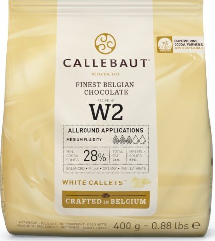 Callebaut Čokoláda Callebaut bílá W2 400 g