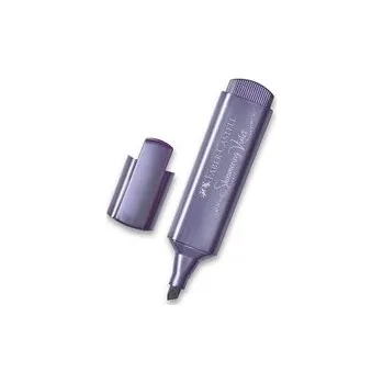 Zvýrazňovač Zvýrazňovač Faber-Castell Textliner 46 Metallic metalický tm. fialový