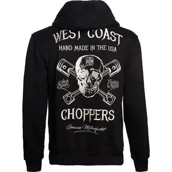 Pánská mikina West Coast Choppers Mikina s kapucí High Speed černá 4XL