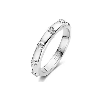Prsten Prsten TI SENTO se zirkony 12316ZI/56