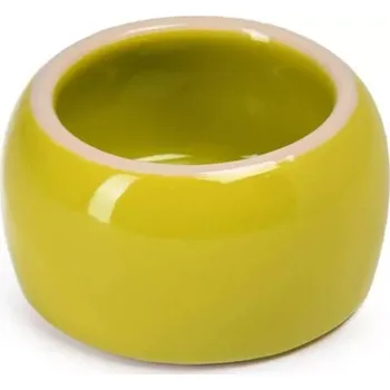Miska pro psa Nobby ZELENÁ keramická miska 8 x 4,5 cm