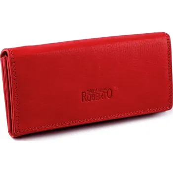 Peněženka Kožená dámská peněženka - 8 červená
