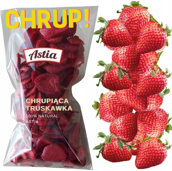 Sušená potravina Astia lyofilizované Jahoda 100 g