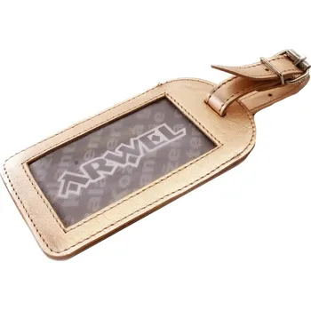 Příslušenství k zavazadlu Arwel Kožená visačka na zavazadlo 619-5405 zlatá