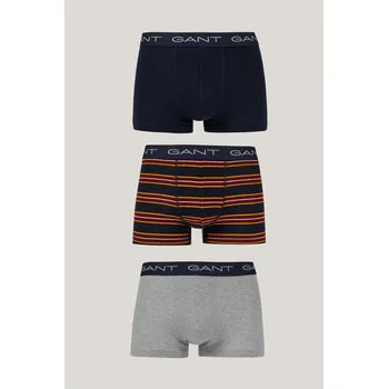 Boxerky SPODNÍ PRÁDLO GANT RUGGER STRIPE TRUNK 3-PACK GB EVENING BLUE