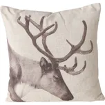 Boltze Dekorační bavlněný polštář STAG, 45 x 45 cm, béžový