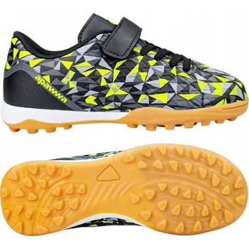 Kopačky Dětské kopačky na umělý trávník Na Venkovní Hřiště, fotbalové boty černé barvy, velikost 35