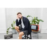 MALFINI® Prémiová pánská bavlněná mikina Bomber na zip 453 černá M + Množstevní slevy