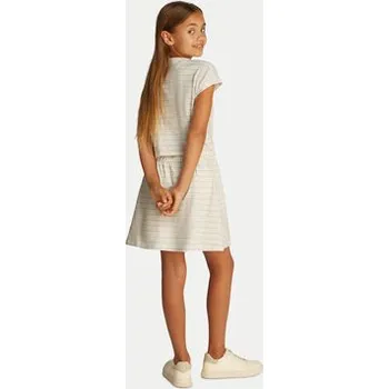 Dámské šaty Calvin Klein Jeans Každodenní šaty IG0IG02929 Béžová Regular Fit 12Y