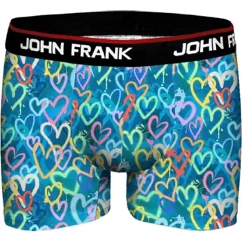 Boxerky JFBD06 - pánské boxerky John Frank, M, modrá