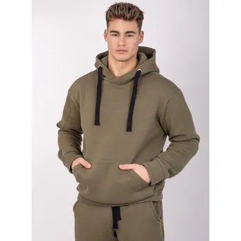 Pánská mikina Pánská mikina VSB CLASSIC olivová barva , VELIKOST M
