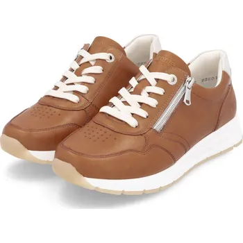 Dámské polobotky Dámské kožené polobotky D2G01-20 Remonte hnědá Barva: braun kombi, Velikost: 42