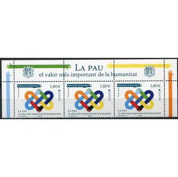 Poštovní známka (2023) MiNr. 911 ** 3-bl - Andora - Europa: Mír