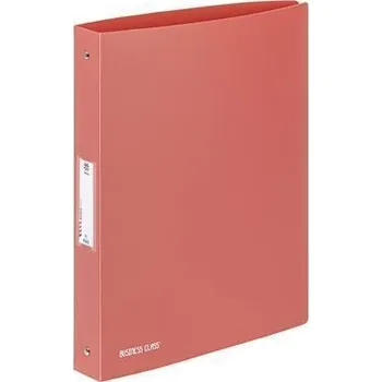 Archivační box Desky kroužkové "Business Class", korálová, 4 kroužky, 40 mm, A4, PP, VIQUEL 099846-05