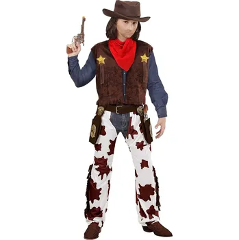 Karnevalový kostým Chlapecký kostým kovboj s kloboukem - Pro věk 4-5 let