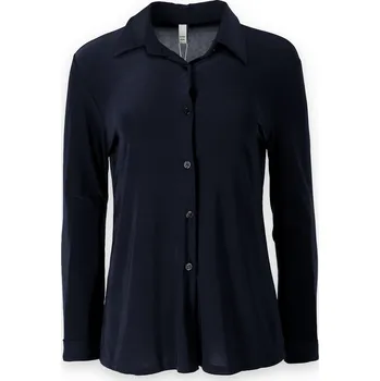 Dámská košile Košile s dlouhým rukávem 23001 barva: černá