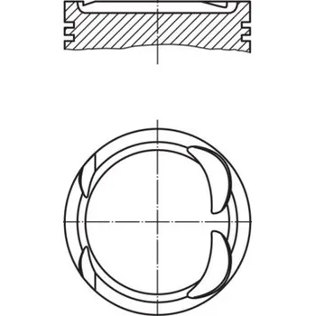 Píst motoru Píst MAHLE 021 PI 00117 002
