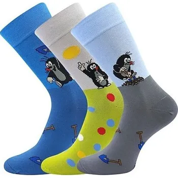 KR 111 pánské barevné ponožky Boma - KRTEČEK (Boma pánské ponožky KR 111)