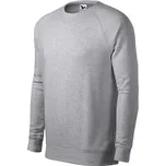 MALFINI® Pánská melírovaná mikina Merger 415 stříbrný melír S + Množstevní slevy