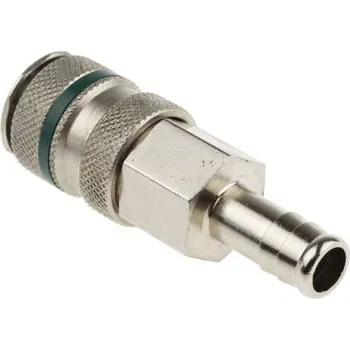 Pneumatická rychlospojka, řada: 17, Mosaz, ocel Hadicová spojka 10mm RS PRO Rectus 17, Schrader NW5