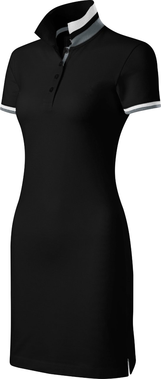 MALFINI® Prémiové dámské bavlněné šaty Dress up 271 černá XS + Množstevní slevy