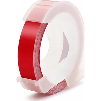 Pásek do tiskárny 3D páska do embosovacího štítkovače MOTEX E-404, 12 mm, červená