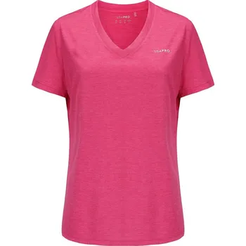 Dámské tričko USA Pro Pro Tech V Tee Ladies Bright Pink 12 (40)