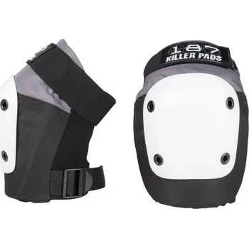 Sada chráničů 187 Killer Pads - Fly Knee Pad - Grey/Black/White- Kolenní chrániče Velikost: L