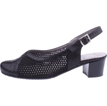 Dámské lodičky OBUV JANA ČR Boty JANA 3050 černé kožené lodičky Velikost: 41