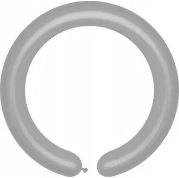 Balónek Balónky modelovací trubičky ŠEDÉ sada x100