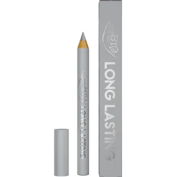 Oční stíny PuroBIO oční stín v tužce veganský 028L stříbrný - perleťový finiš