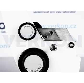 Refraktometr stolní ABBE Novex, Popis: Včetně teploměru s rozsahem 0 – 50 °C, kalibračního hranolu a kufříku (bez zdroje studeného světla)