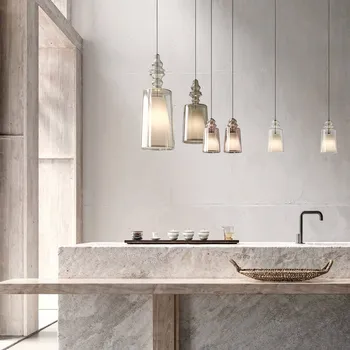 Závěsné svítidlo Karman Alibaglass Big, transparentní, Ø 24 cm transparentní, černá 1 x 18 W LED - Doprava zdarma