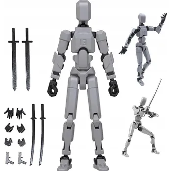 Figurka MINI ROBOT FIGURKA - POHYBLIVÁ, SBĚRATELSKÁ, 14 CM