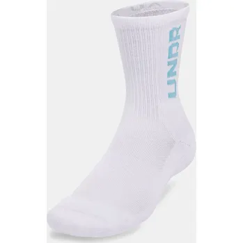 Unisexové ponožky Under Armour UA 3-Maker 3pk Mid-Crew - unisex Under Armour bílá 3257224