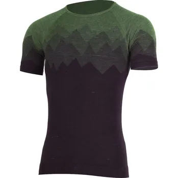 WESOR pánské merino triko - Zelená 6168 / S/M / Zelená