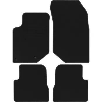 autokoberec Velurové autokoberce s upevněním v sadě Edecor