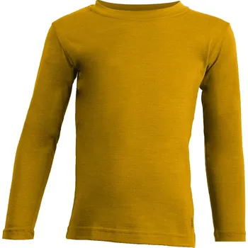 LONY dětské merino triko - Hořčicová 2424 / 120 / Hořčicová