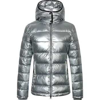 Dámská prošívaná bunda Covalliero A/W 2023, stříbrná velikost XXS