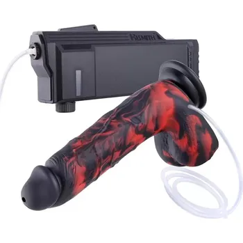 Erotický nábytek HiSmith HSW02-M-TZ Squirting Dildo & Automatic Lube Launcher Set